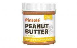 Pintola Peanut Butter Honey Crunchy  Plastic Jar  1 kilogram